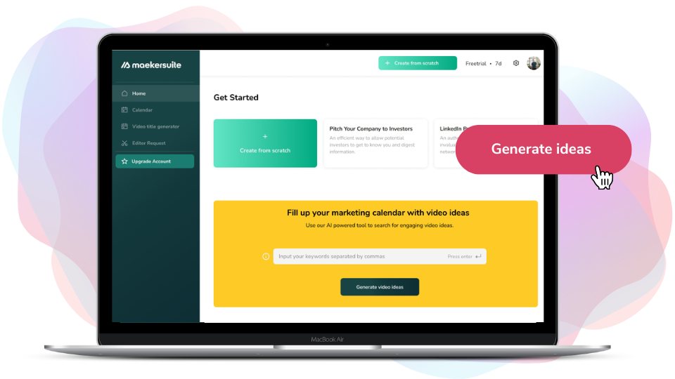 Youtube Video Idea Generator Maekersuite